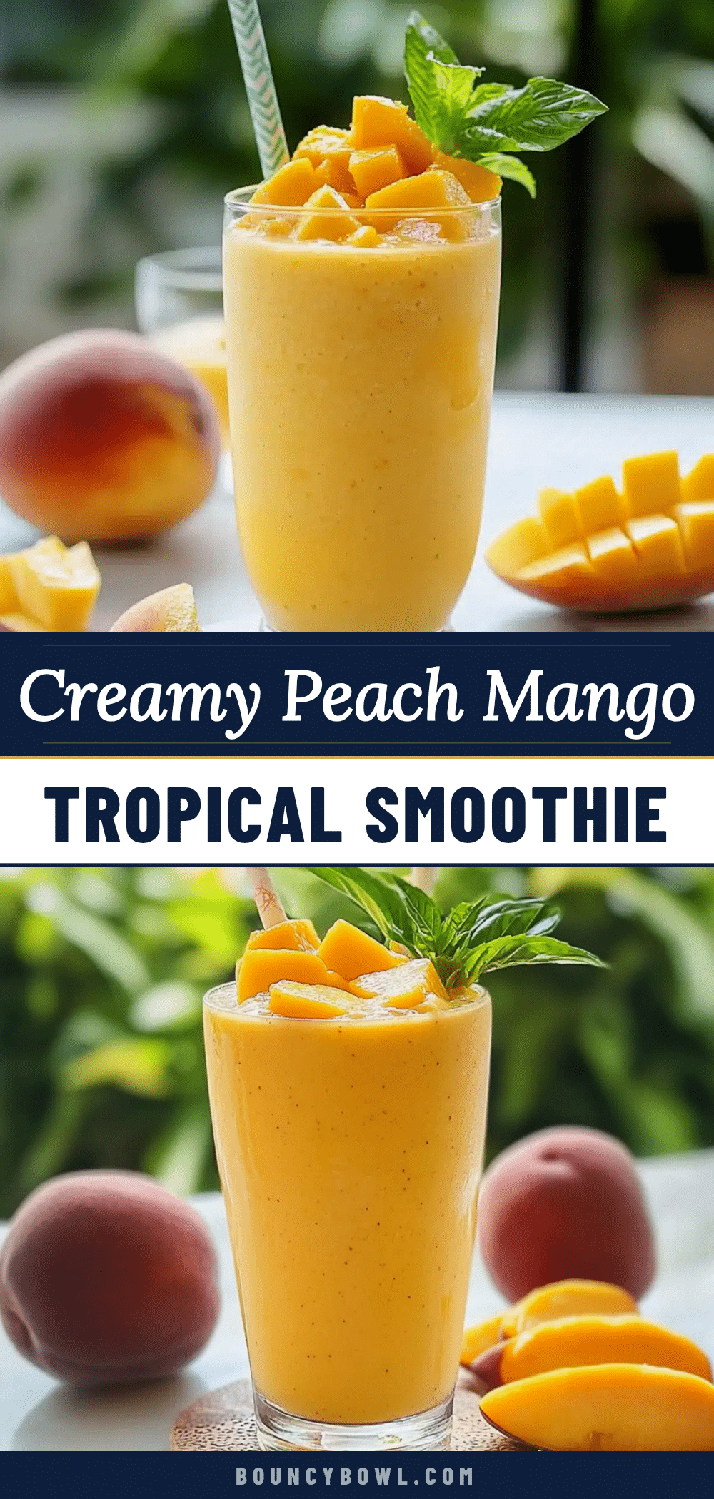 creamy peach mango smoothie recipe recipe