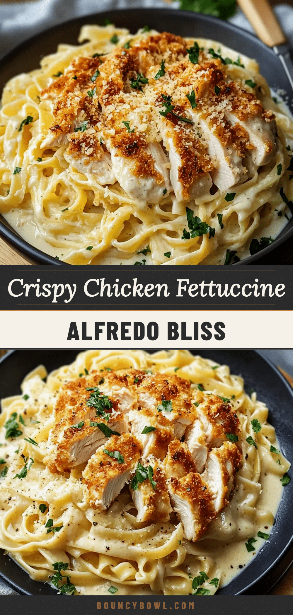 crispy chicken fettuccine alfredo recipe