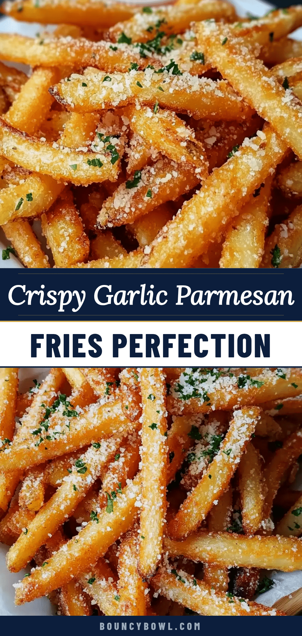 crispy garlic parmesan fries recipe