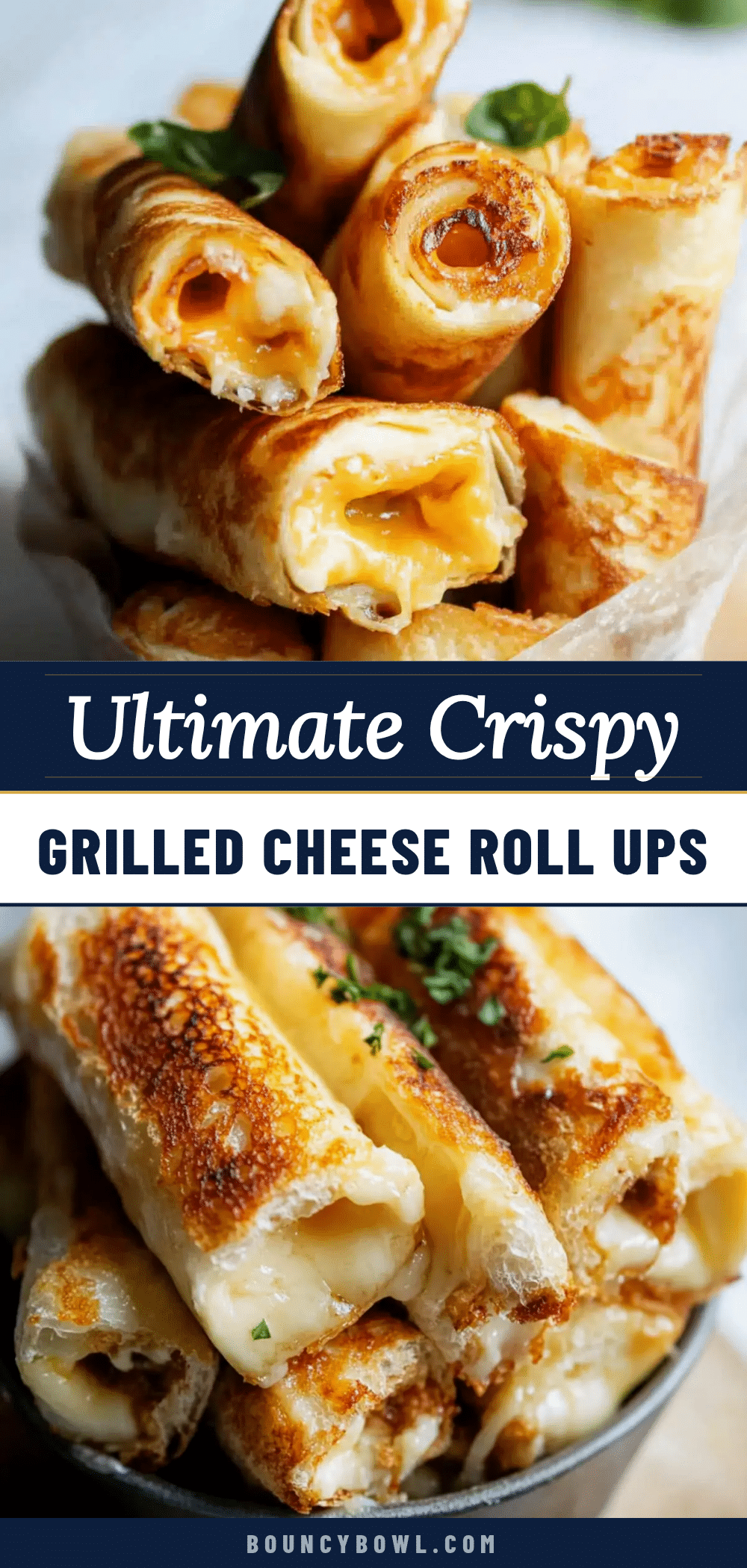 crispy ultimate grilled cheese roll ups recipe