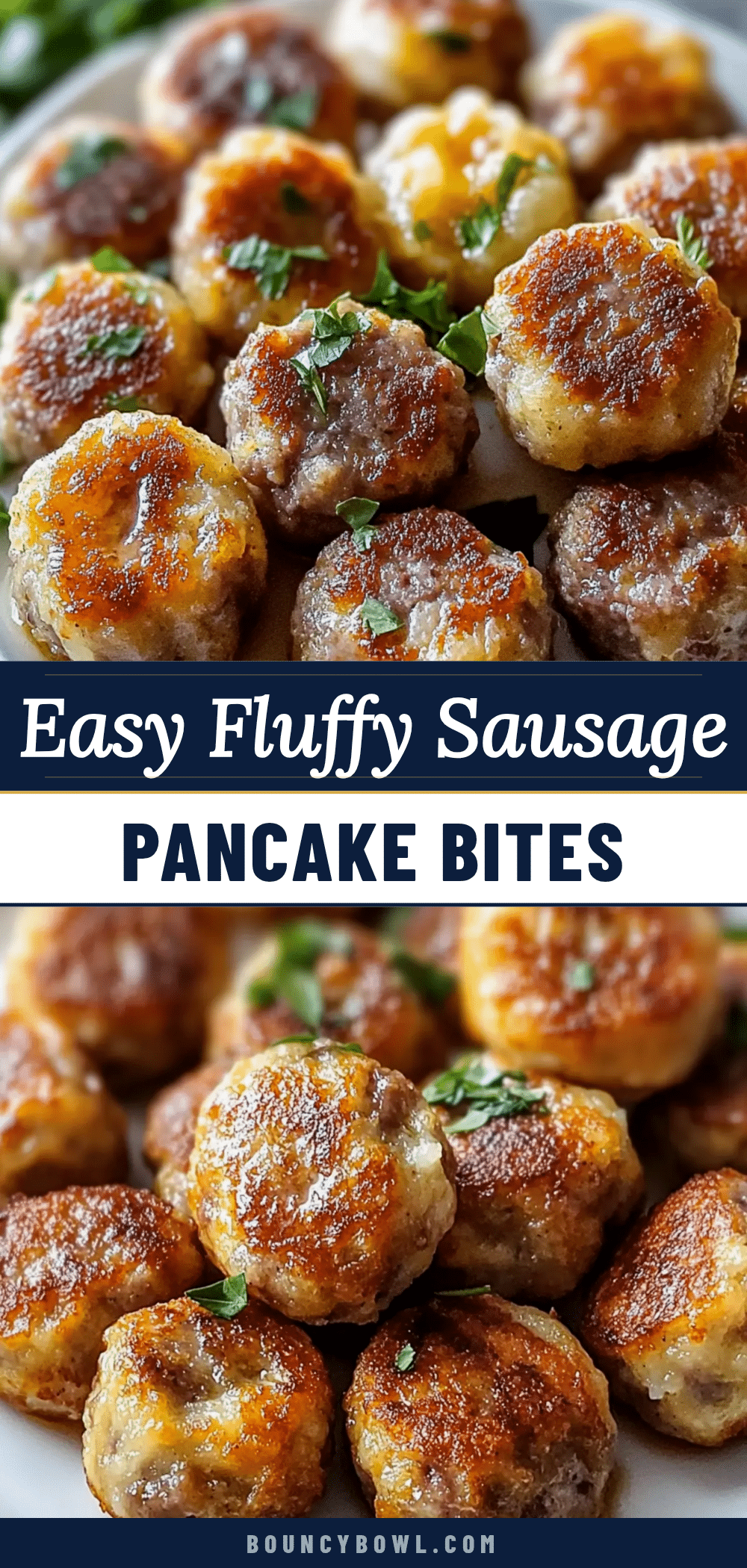 easy fluffy sausage pancake bites recipe