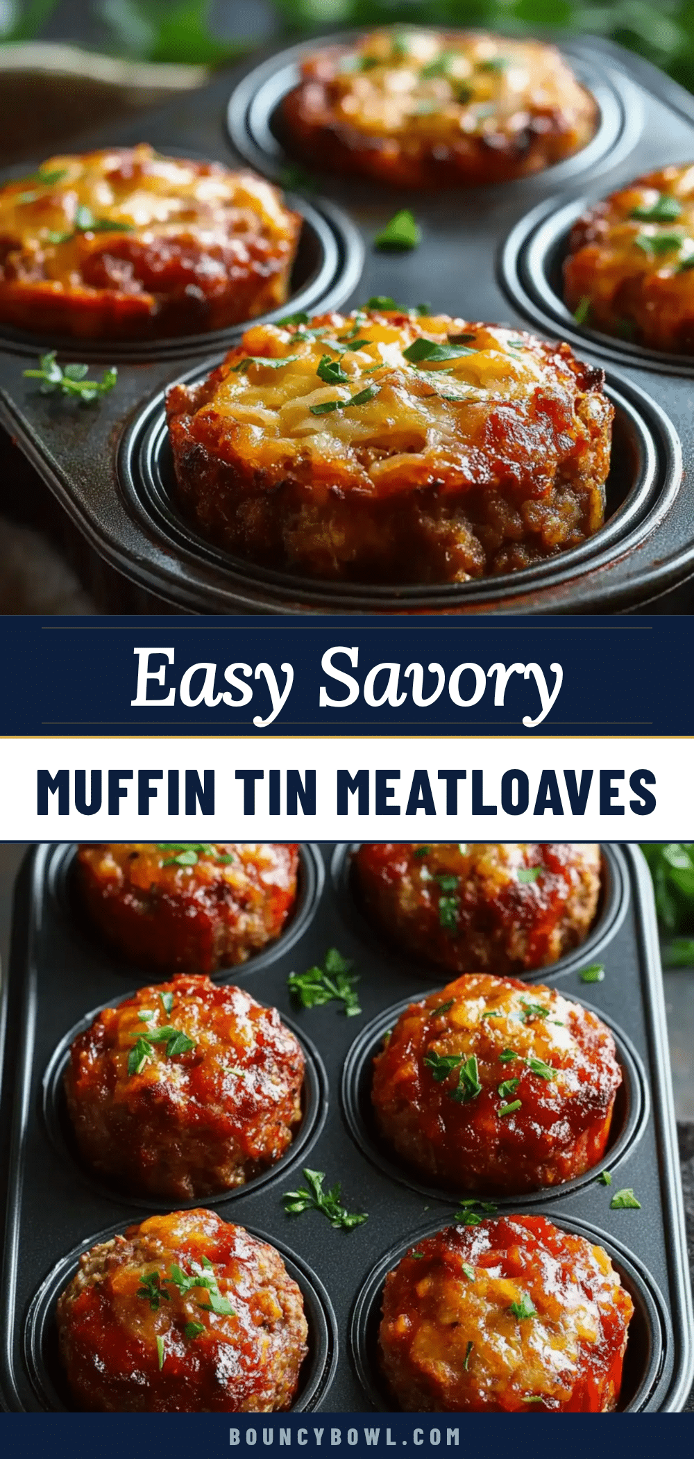 easy savory muffin tin meatloaves recipe