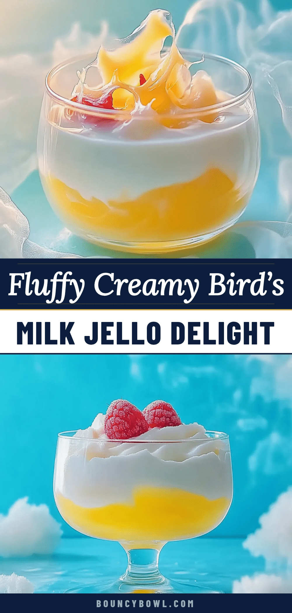 fluffy bird’s milk jello dessert recipe