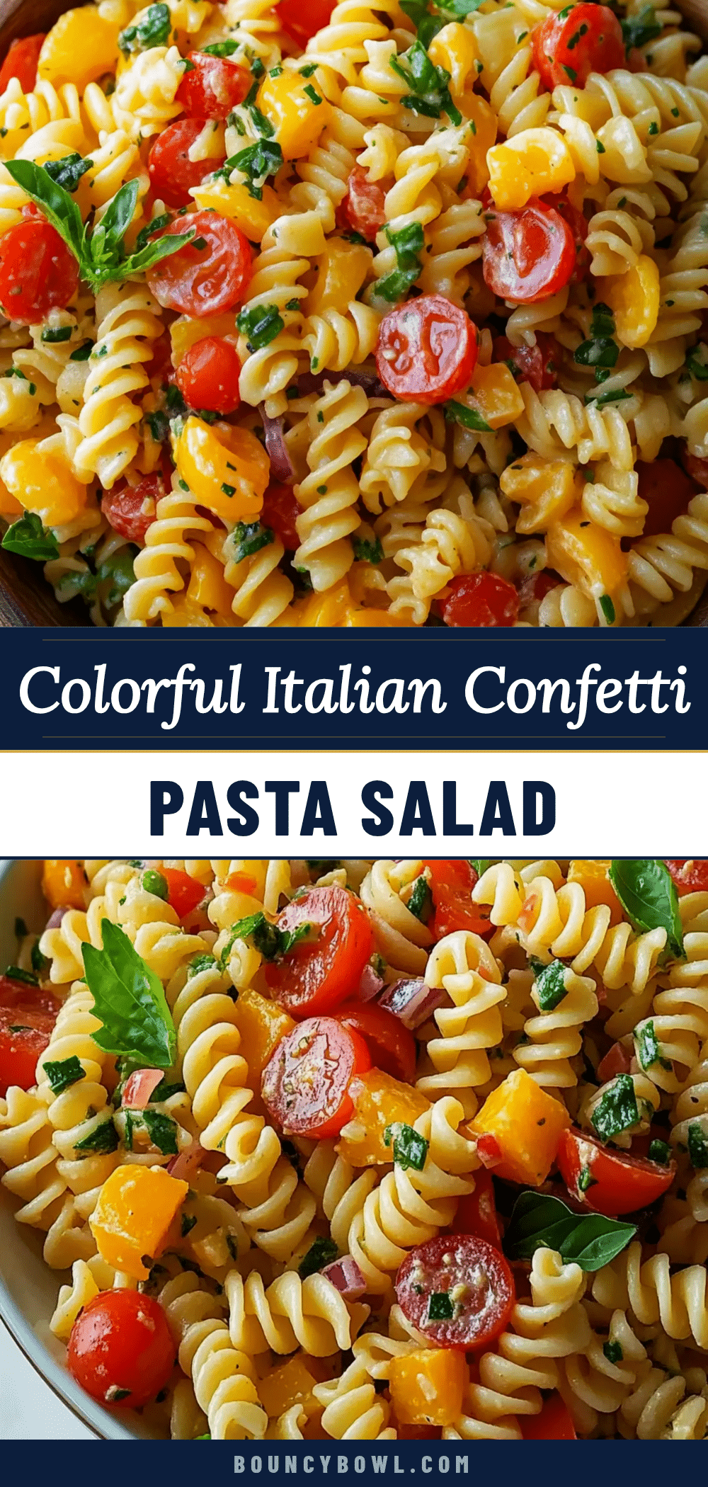 Fresh Italian Confetti Pasta Salad recipe