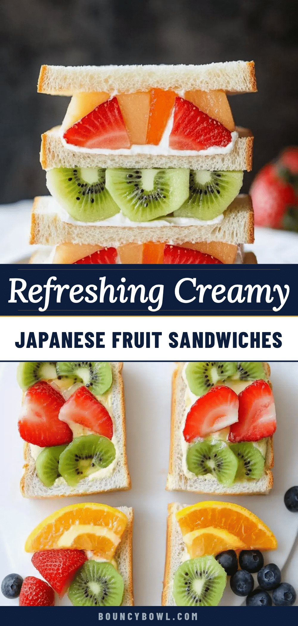 fresh japanese fruit sandwiches recipe
