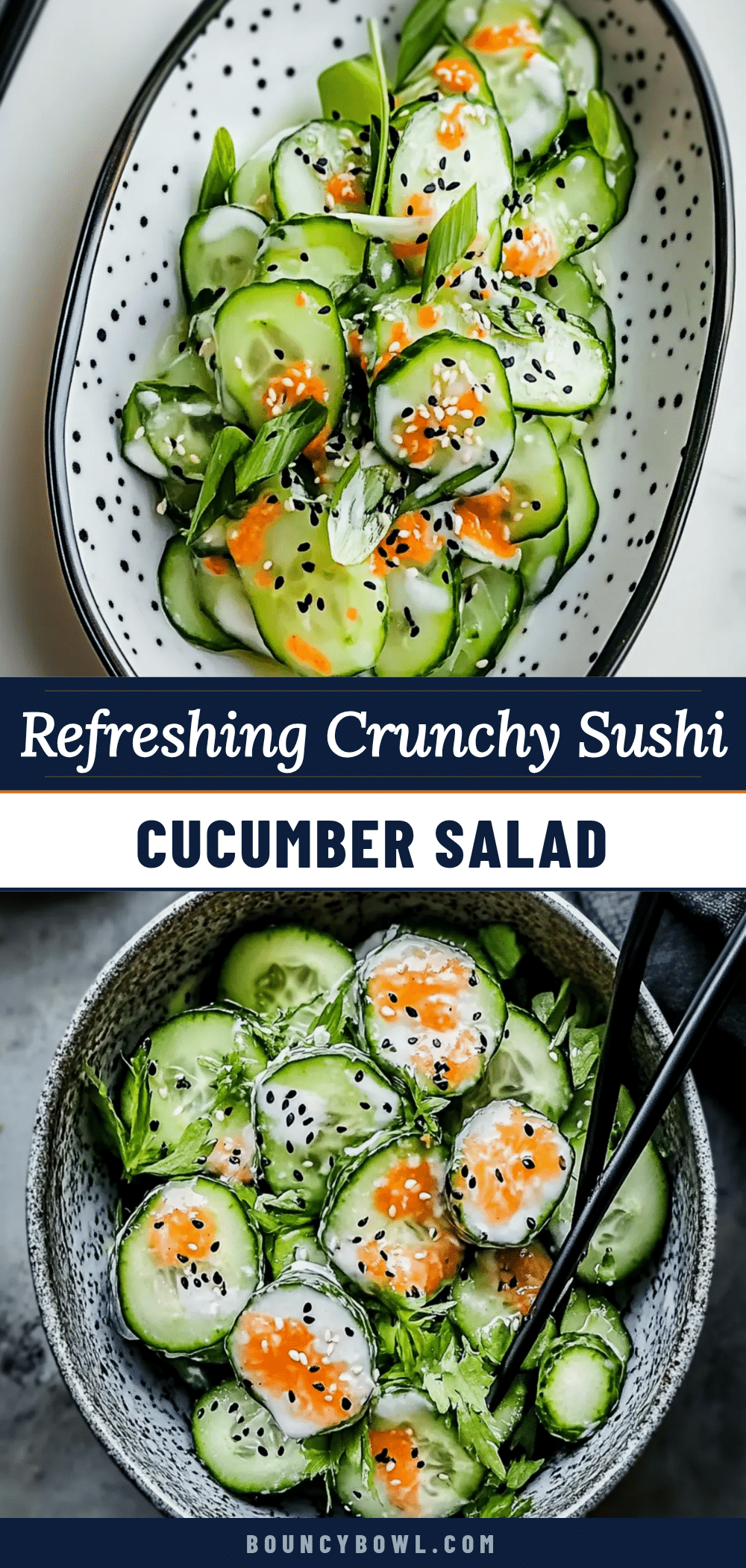 fresh sushi cucumber salad recipe