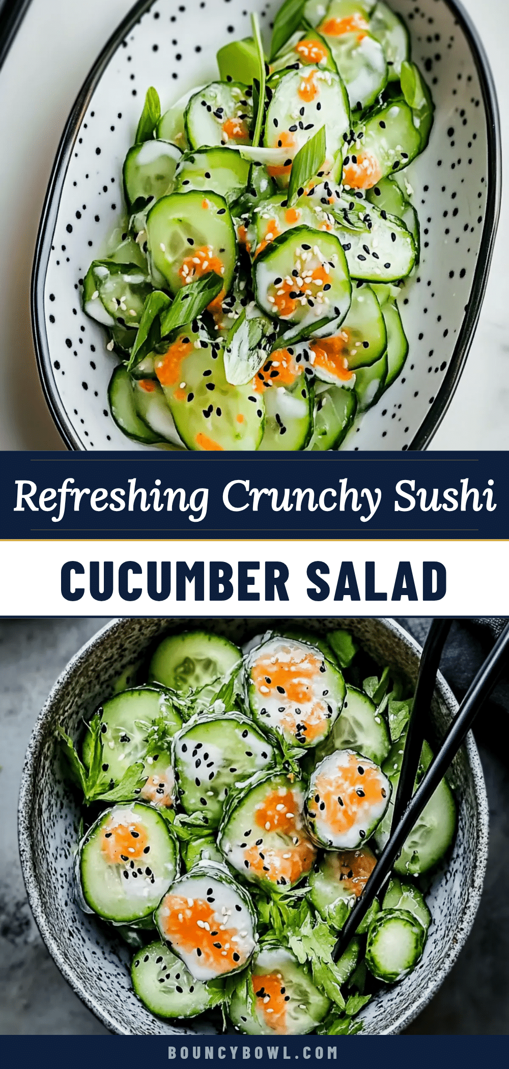 fresh sushi cucumber salad recipe
