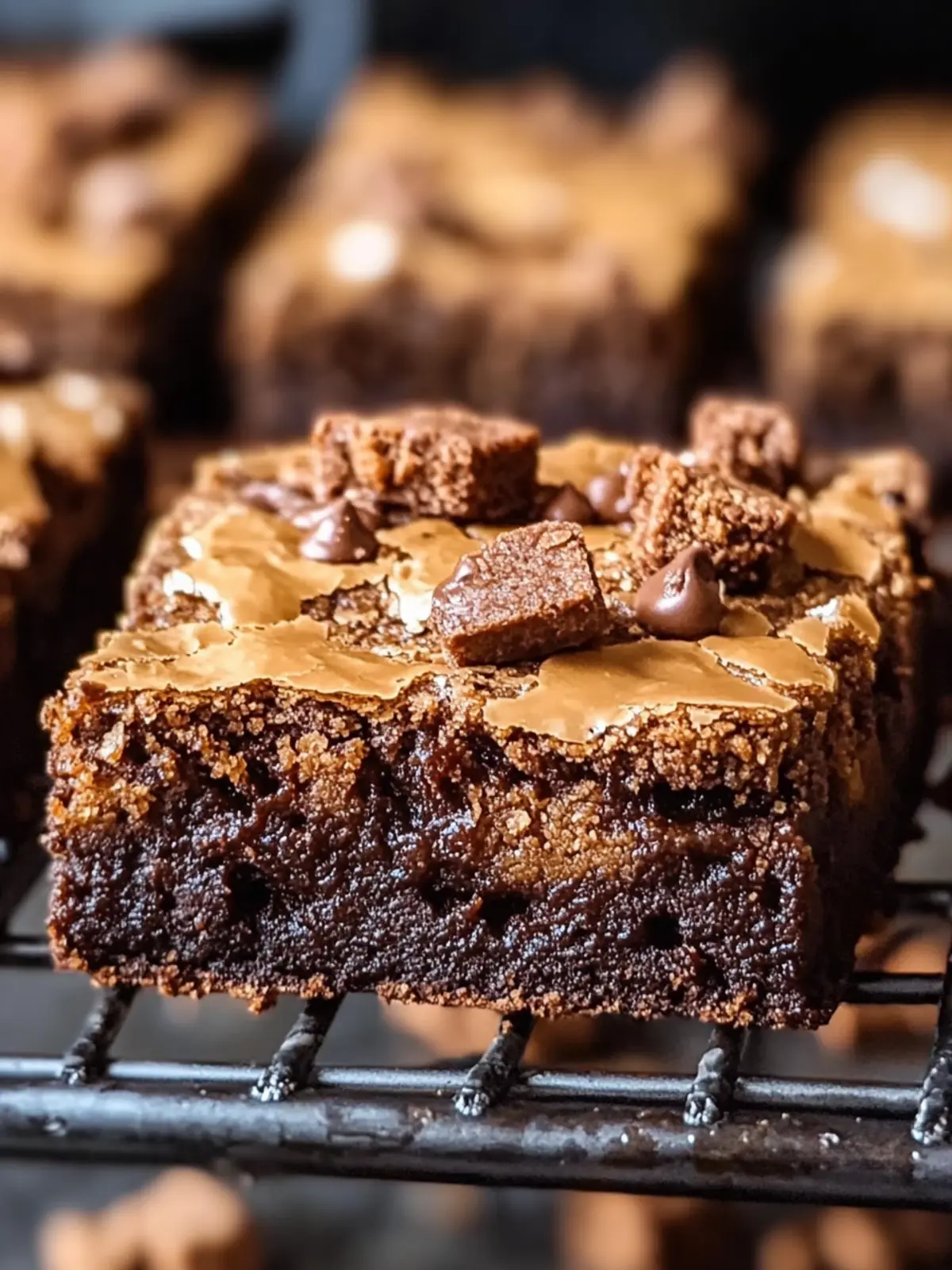 fudgy biscoff brownies preparation steps