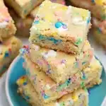 funfetti cake mix cookie bars - featured image