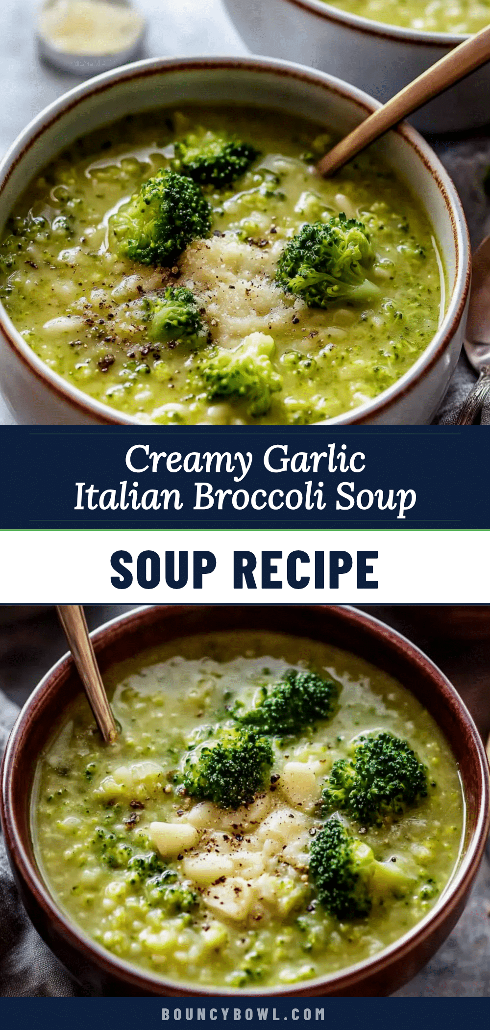 garlic italian broccoli soup recipe