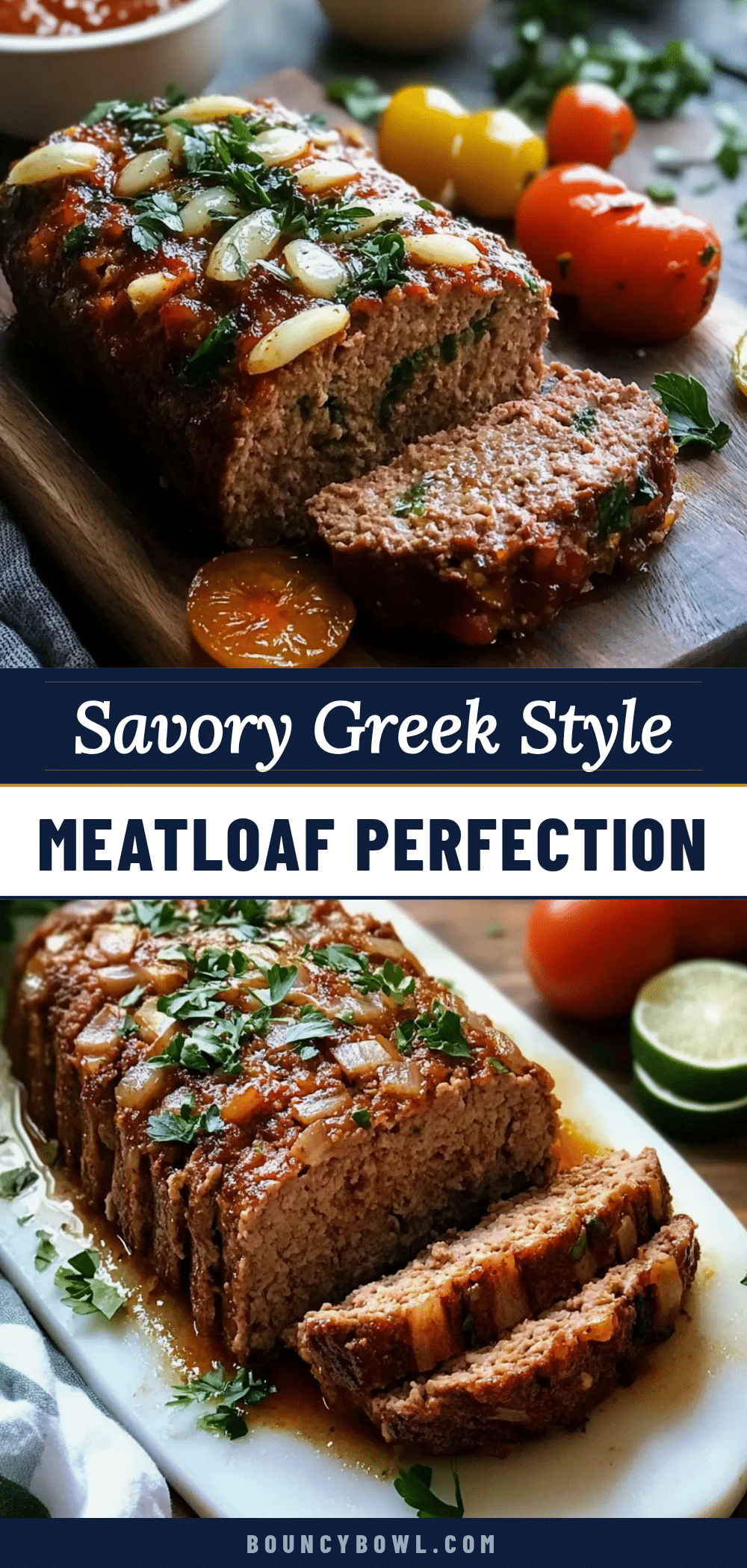 Greek Style Meatloaf recipe