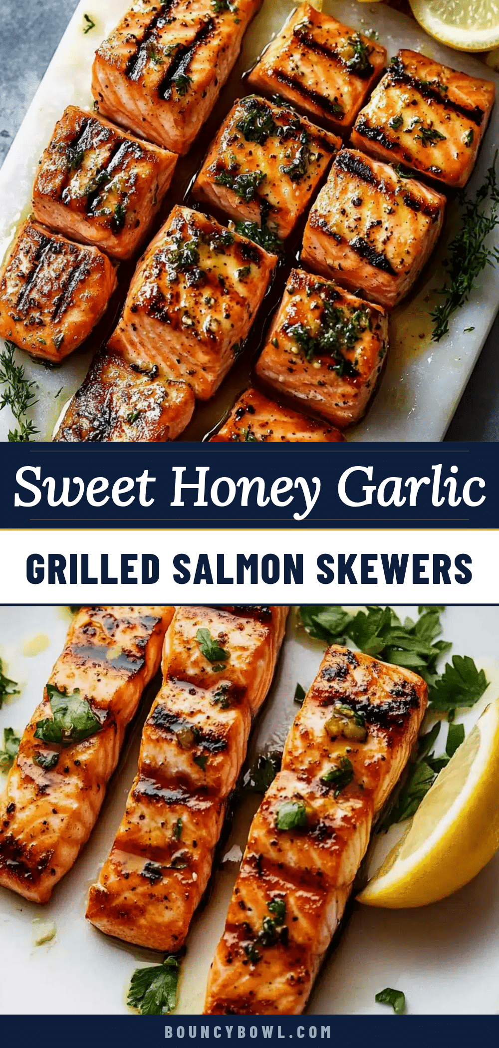 grilled salmon skewers recipe