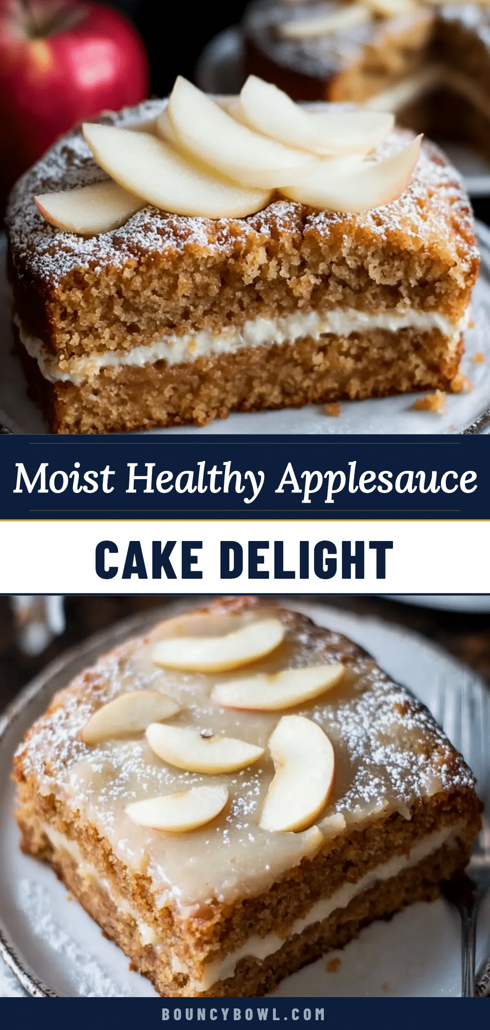 healthy moist applesauce cake recipe