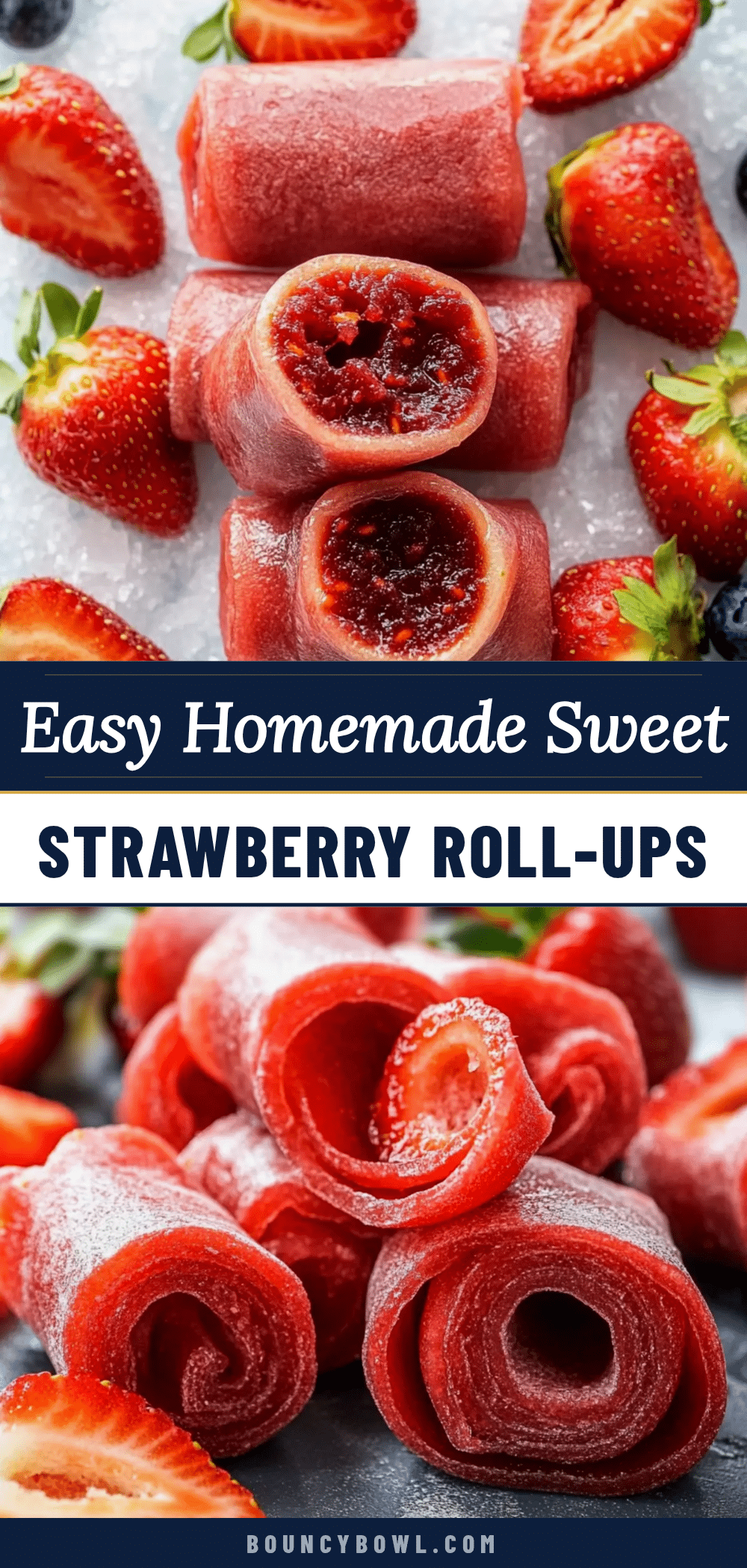 homemade strawberry fruit roll-ups recipe