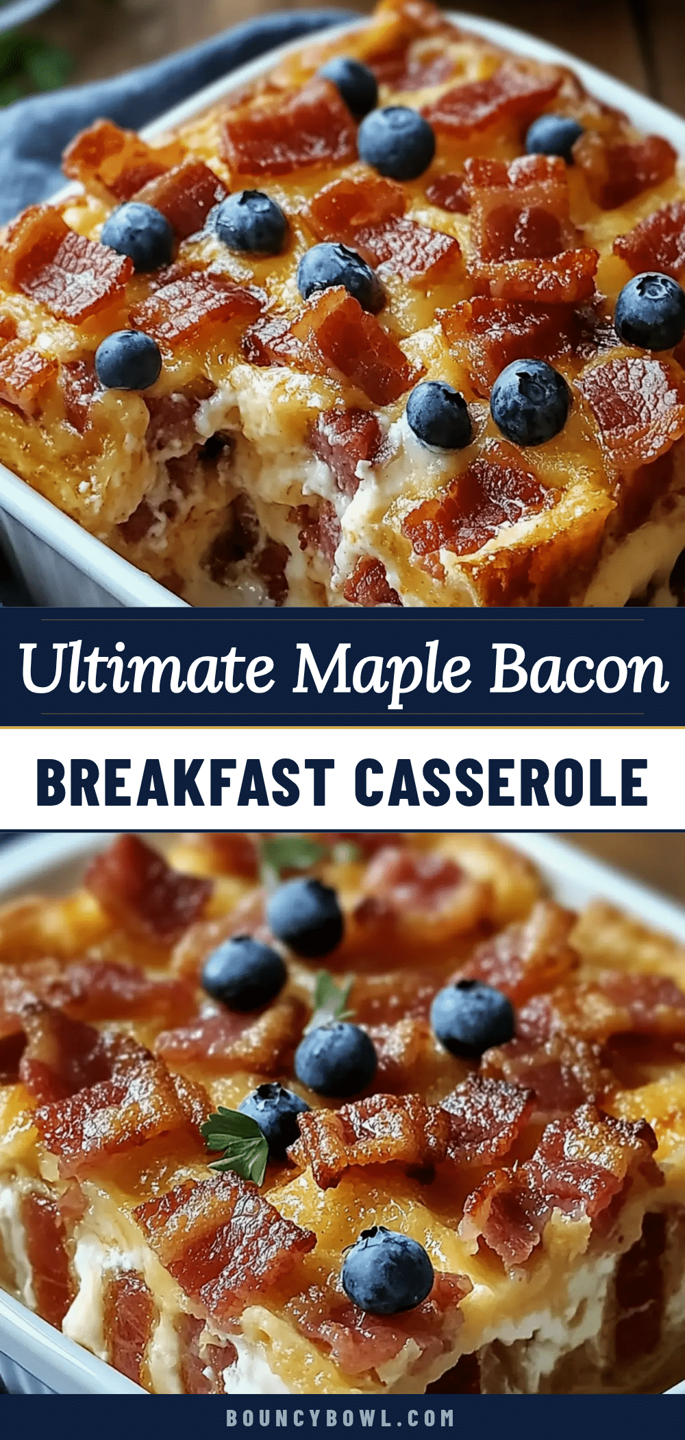 maple bacon breakfast casserole recipe