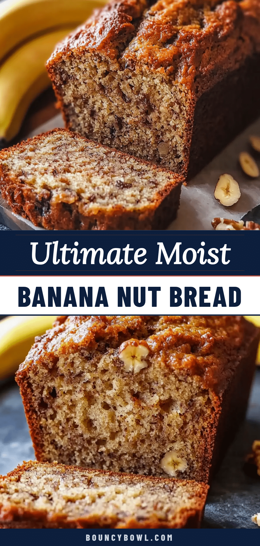moist extreme banana nut bread recipe