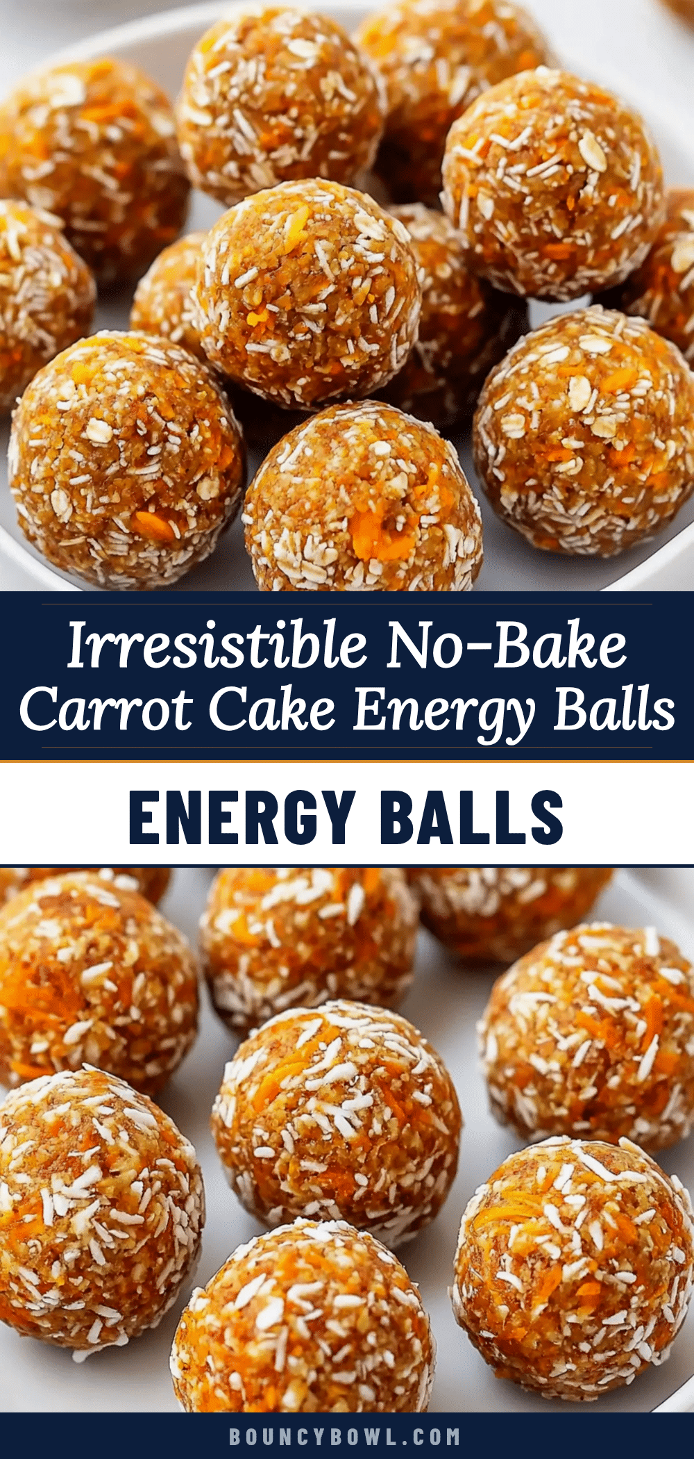 no-bake carrot cake energy balls recipe