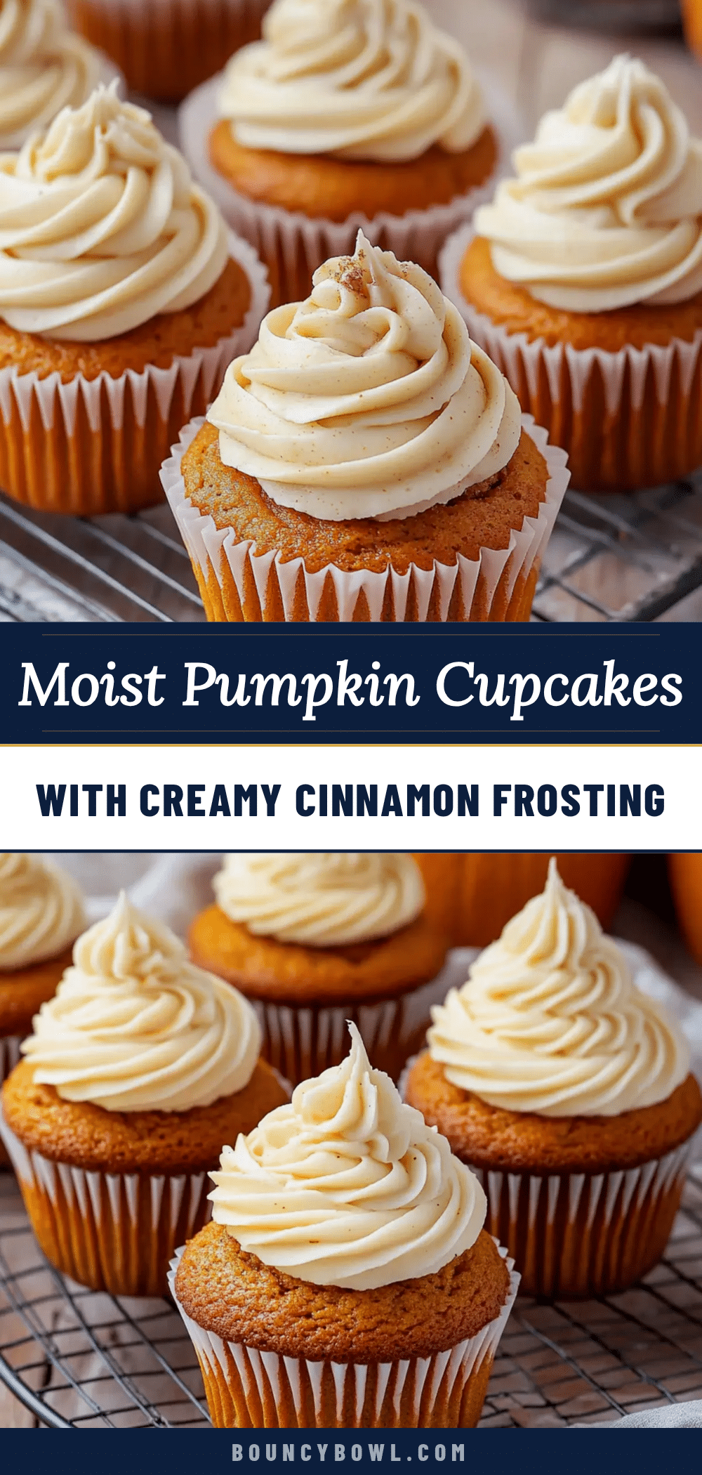 pumpkin cupcakes with creamy cinnamon frosting recipe