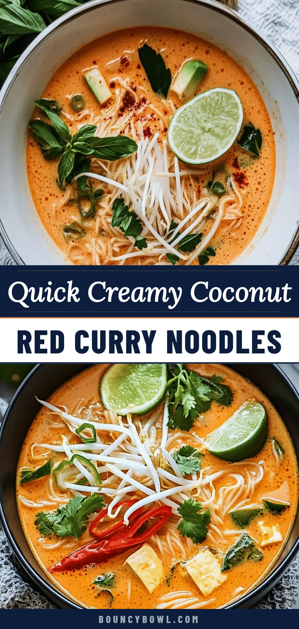quick savory coconut red curry noodle soup recipe