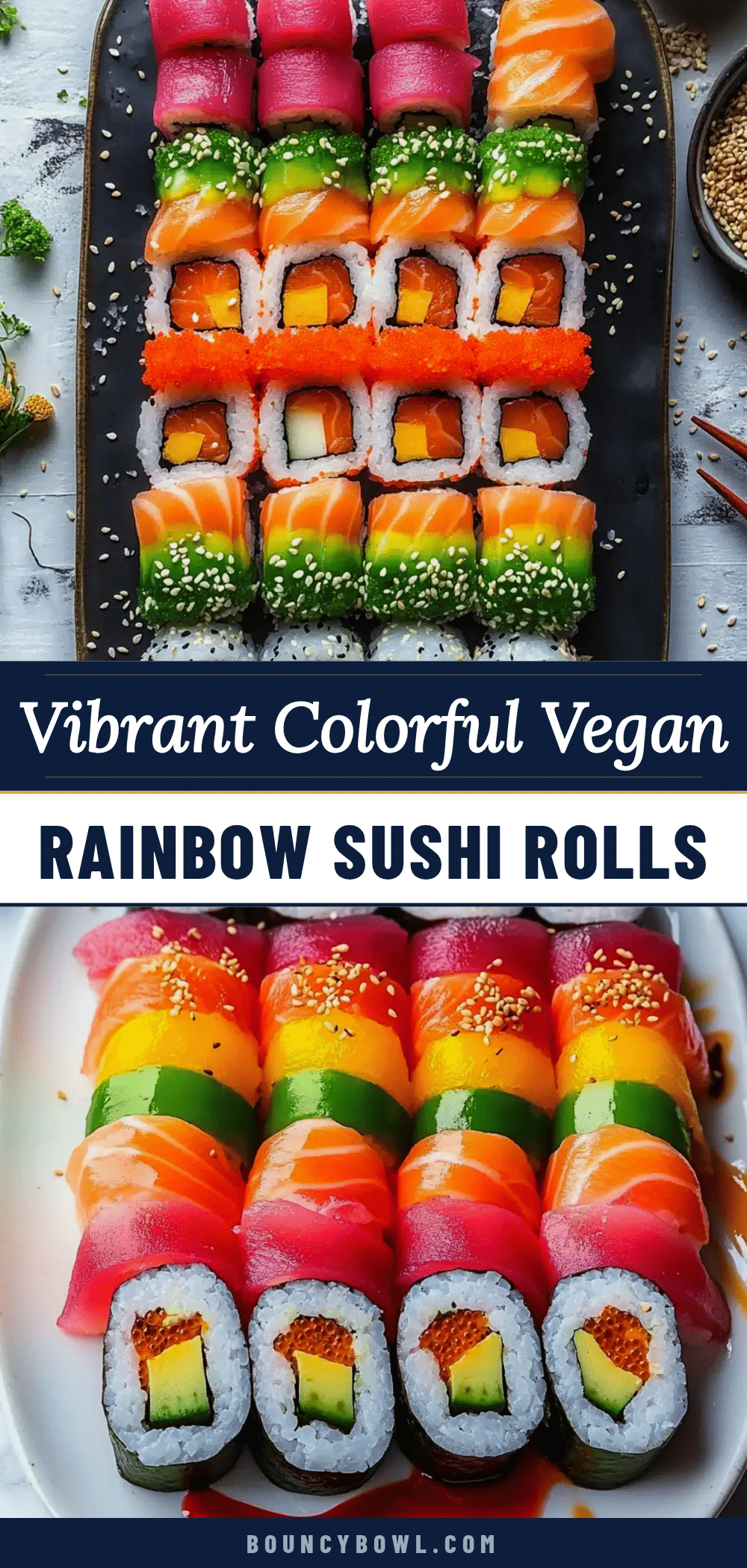 rainbow sushi rolls recipe