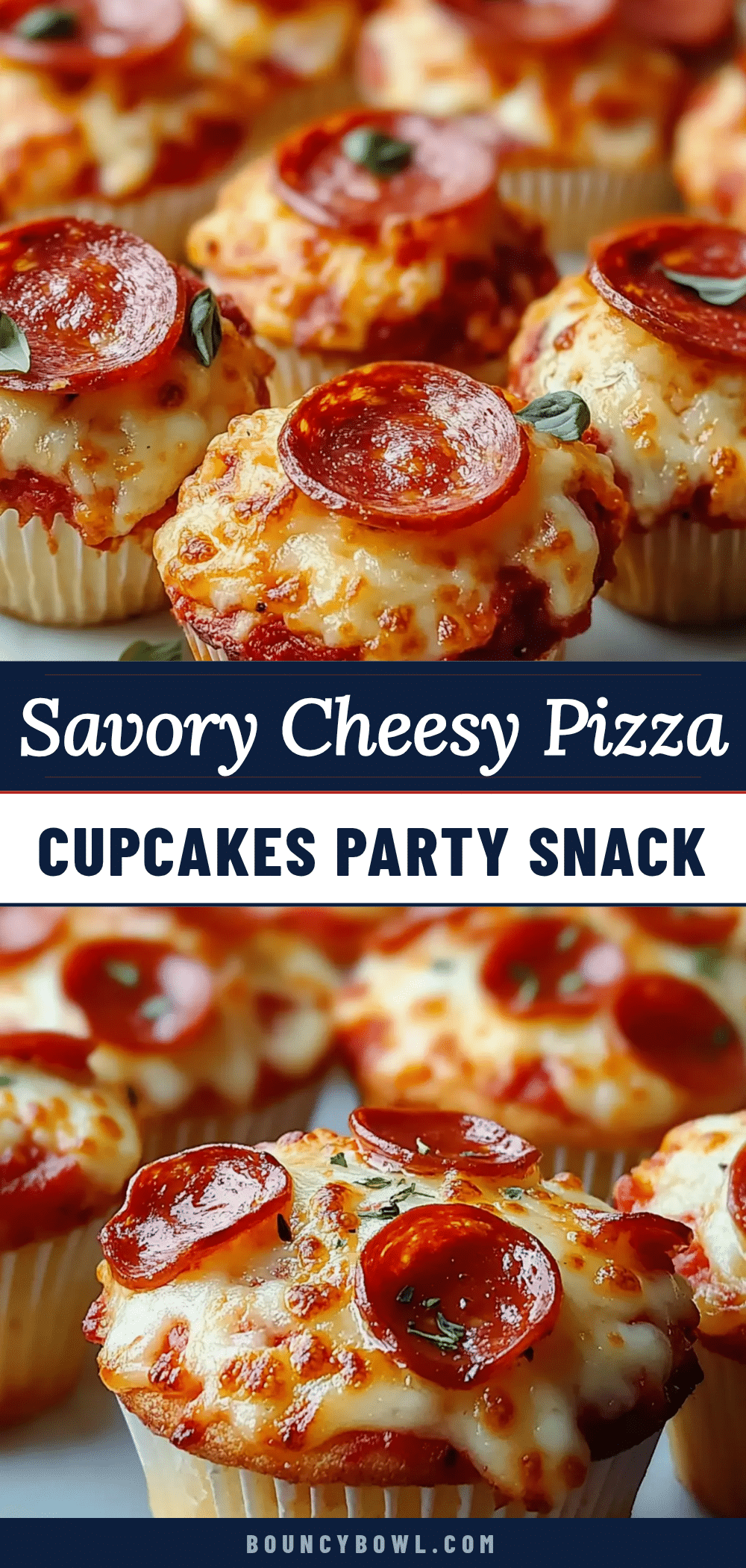 savory pizza cupcakes recipe