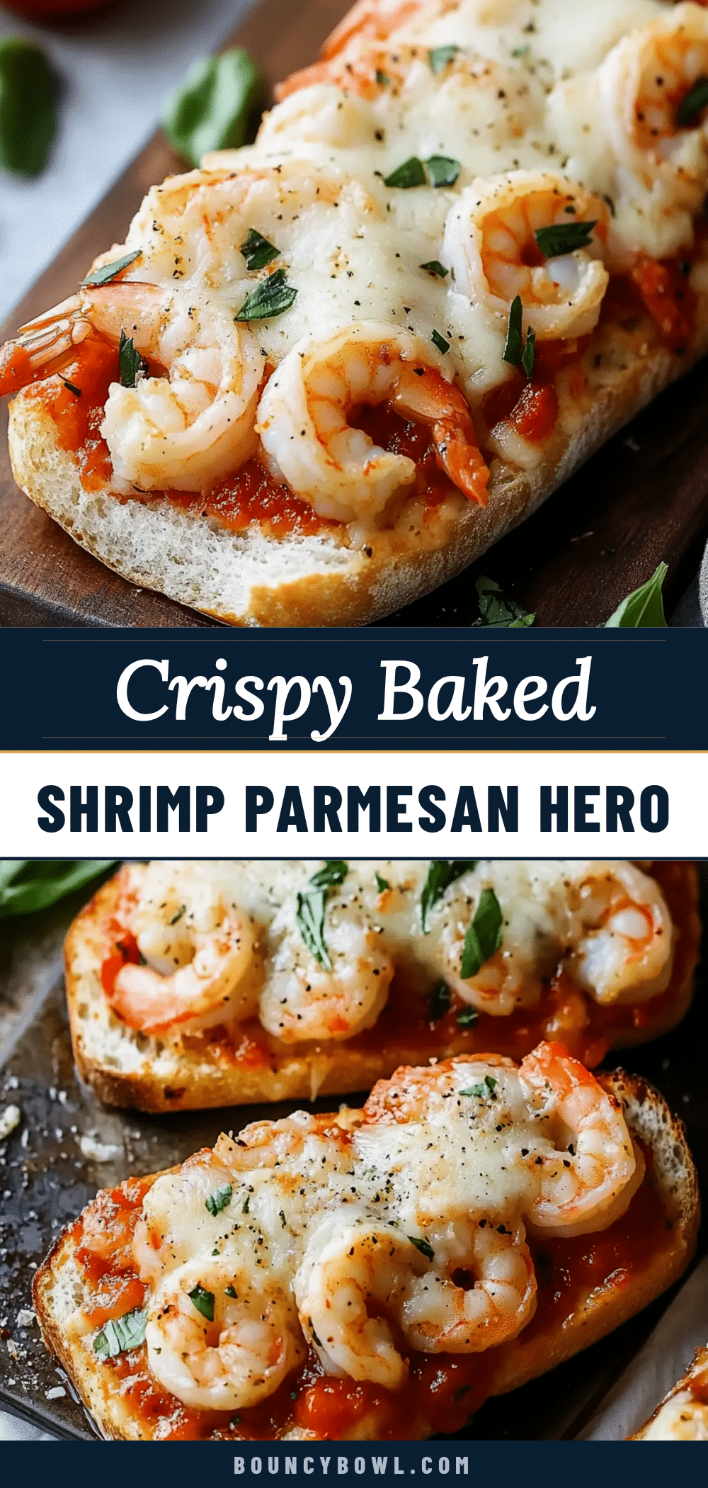 baked shrimp parmesan hero recipe