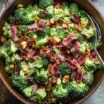 creamy bacon broccoli salad - featured image