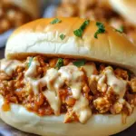 Creamy Cajun Chicken Sloppy Joes - featured image