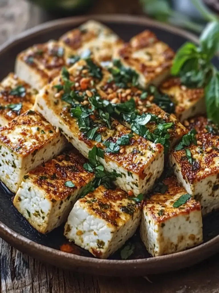 crispy herbed tofu - featured image