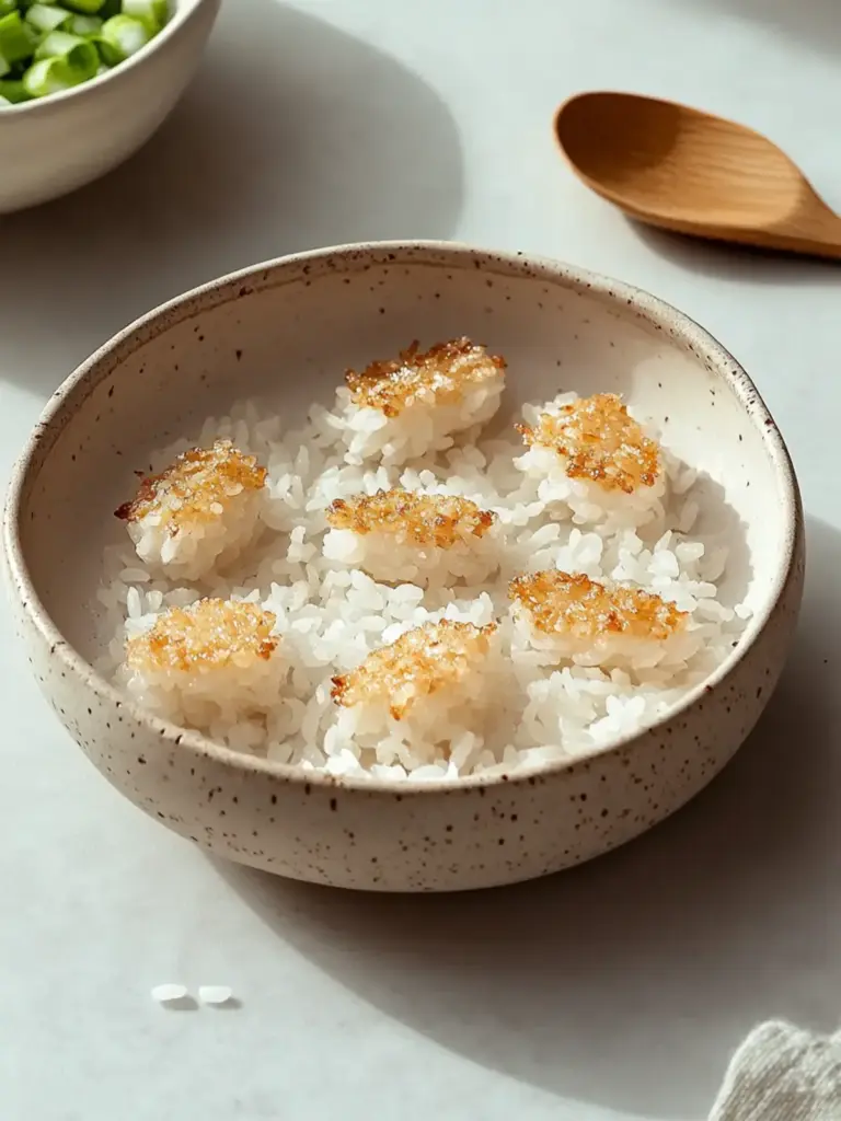 crispy rice bites - featured image