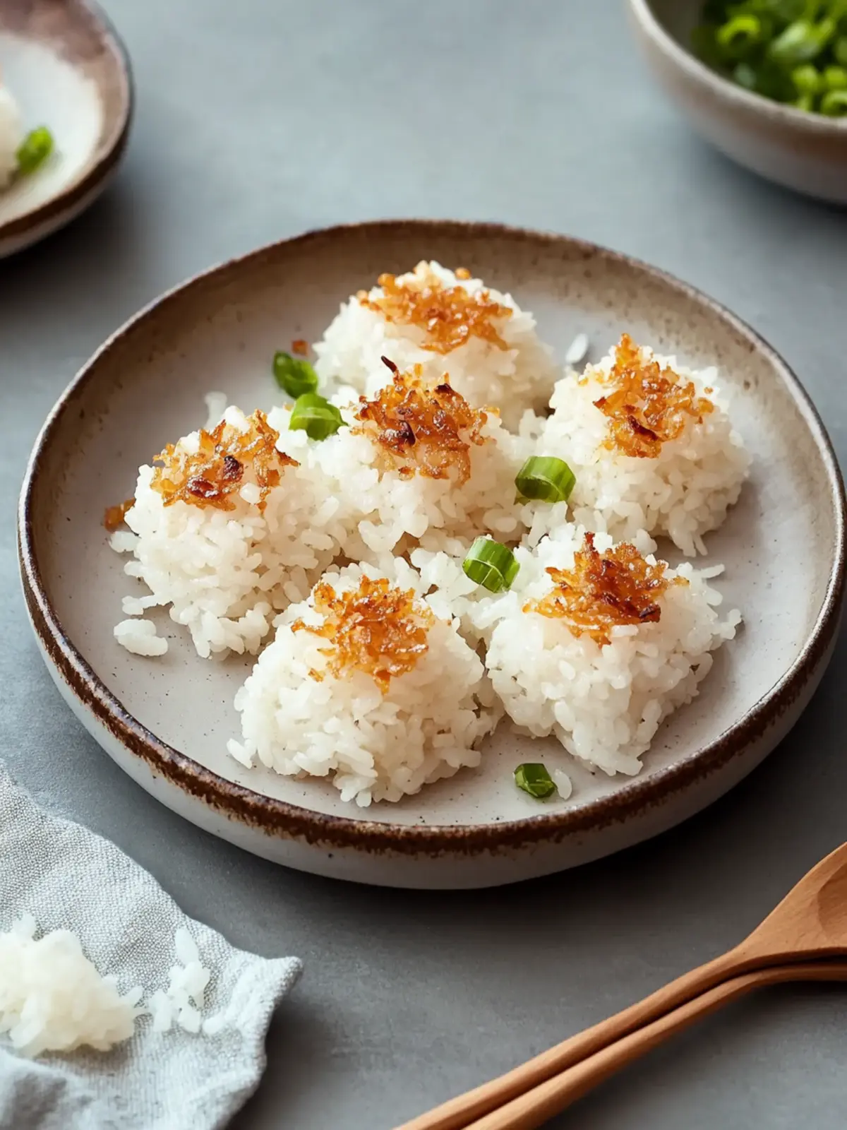 crispy rice bites preparation steps