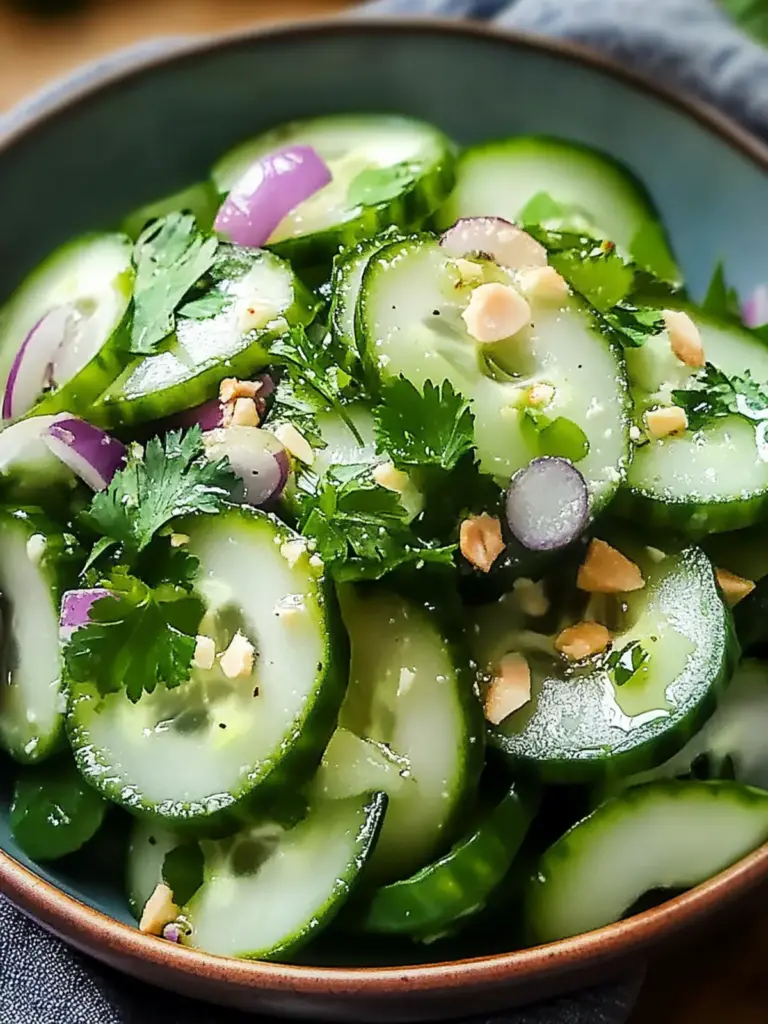Crispy Thai Cucumber Salad - featured image