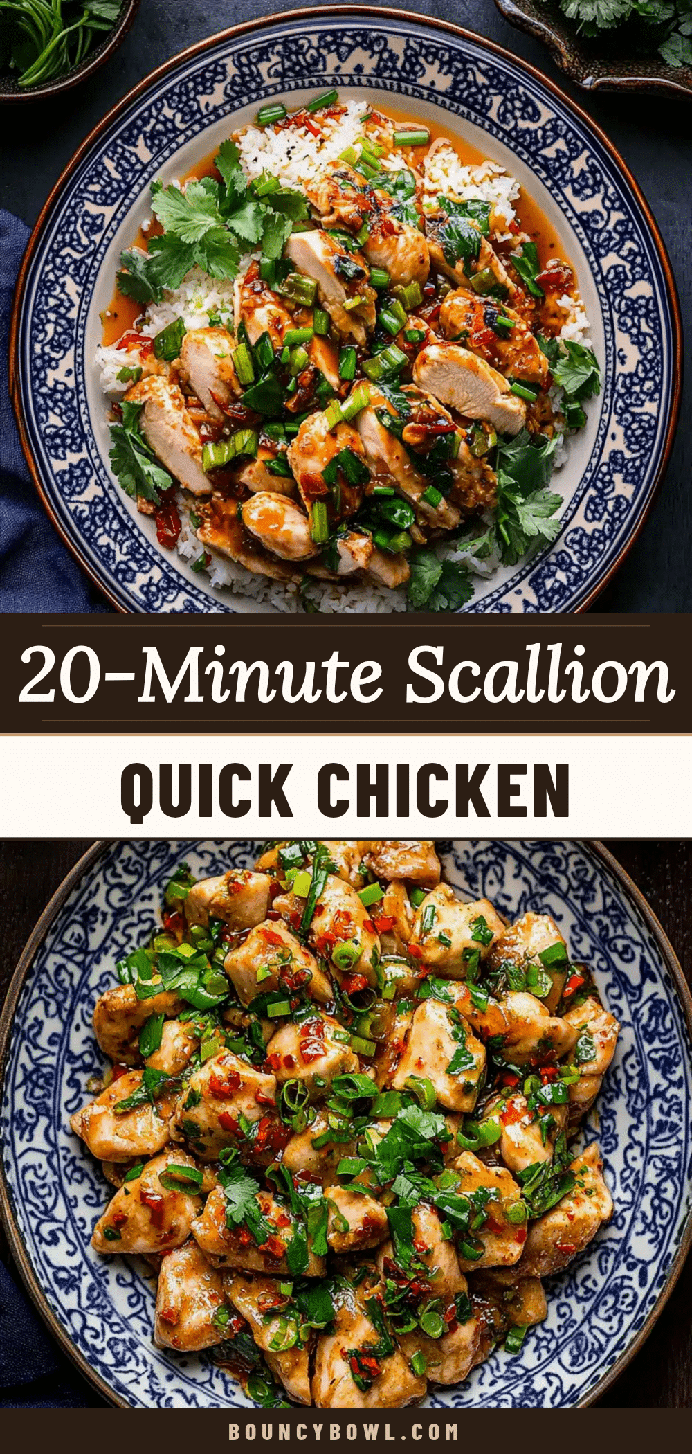 easy 20-minute scallion chicken dinner recipe