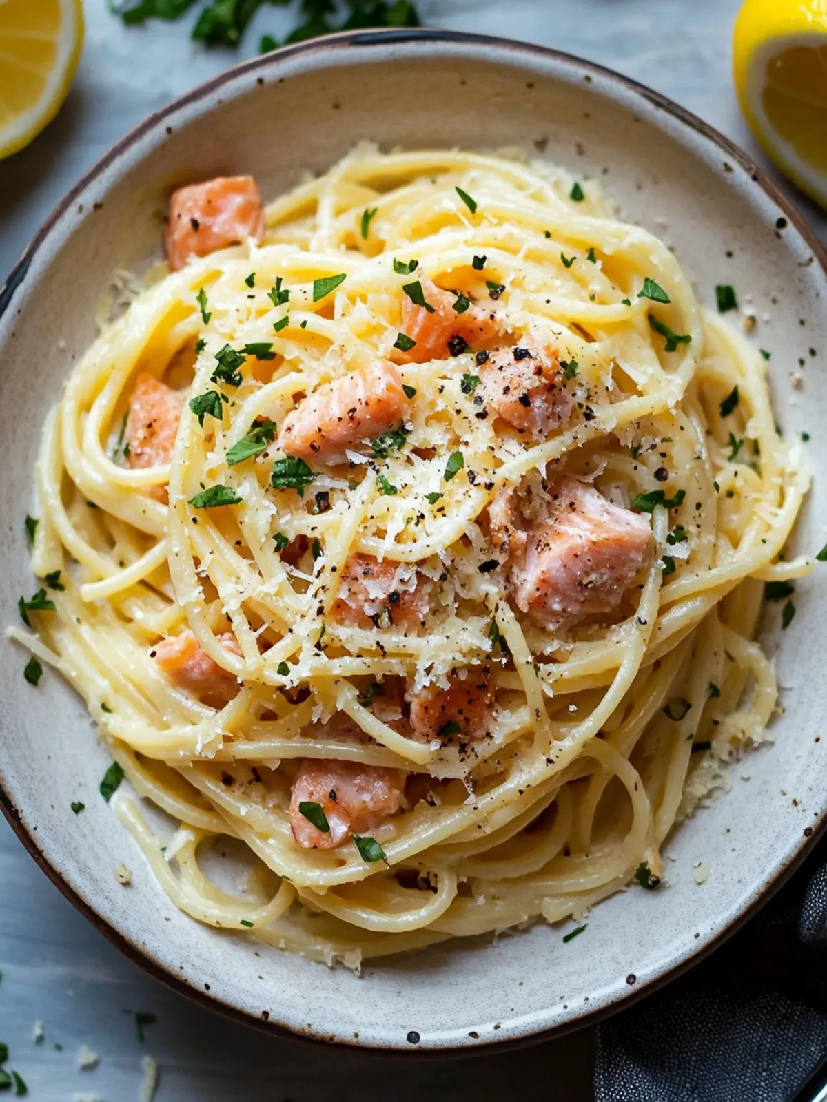 easy canned salmon pasta preparation steps