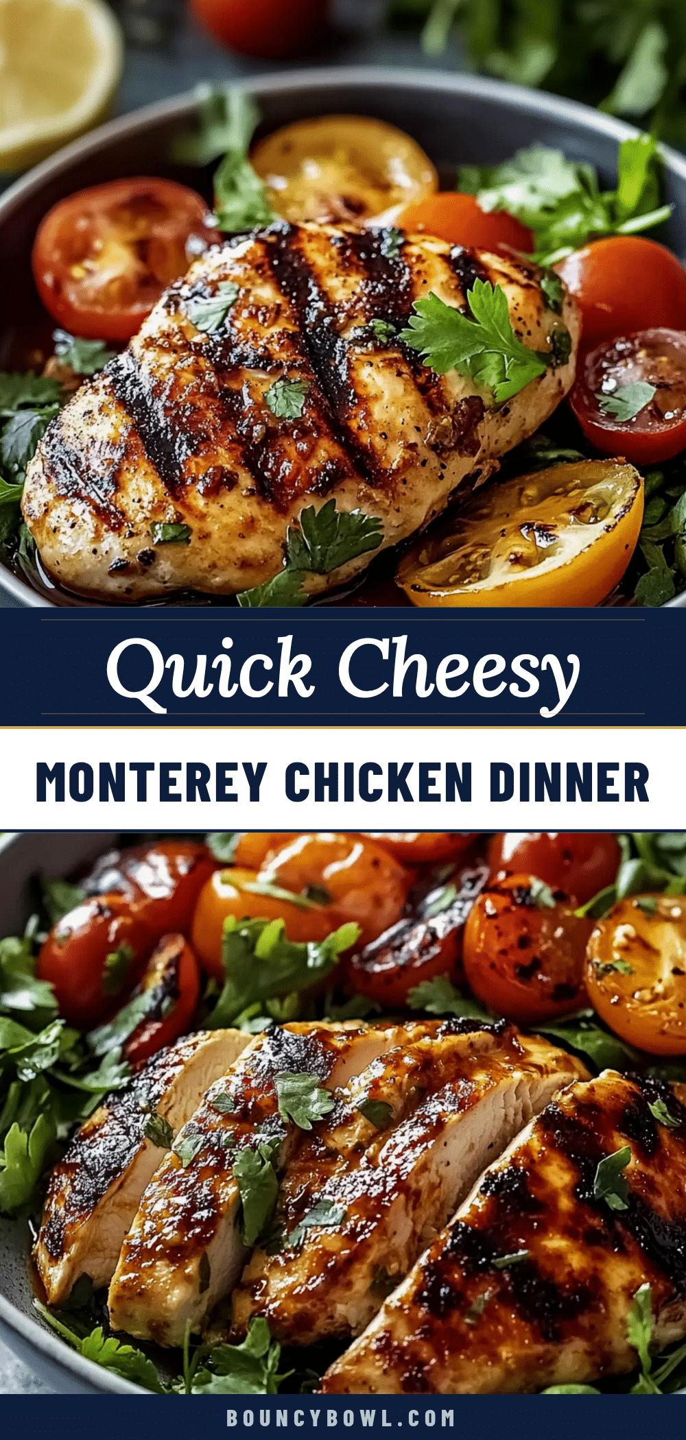 easy cheesy monterey chicken dinner recipe