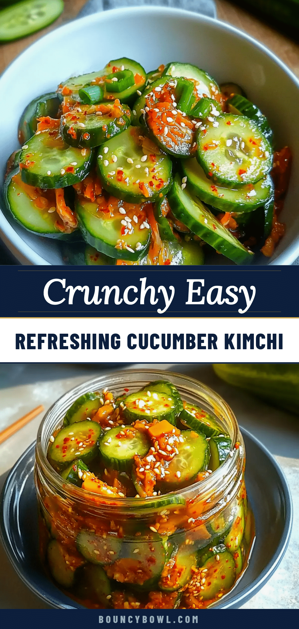 easy crunchy cucumber kimchi recipe