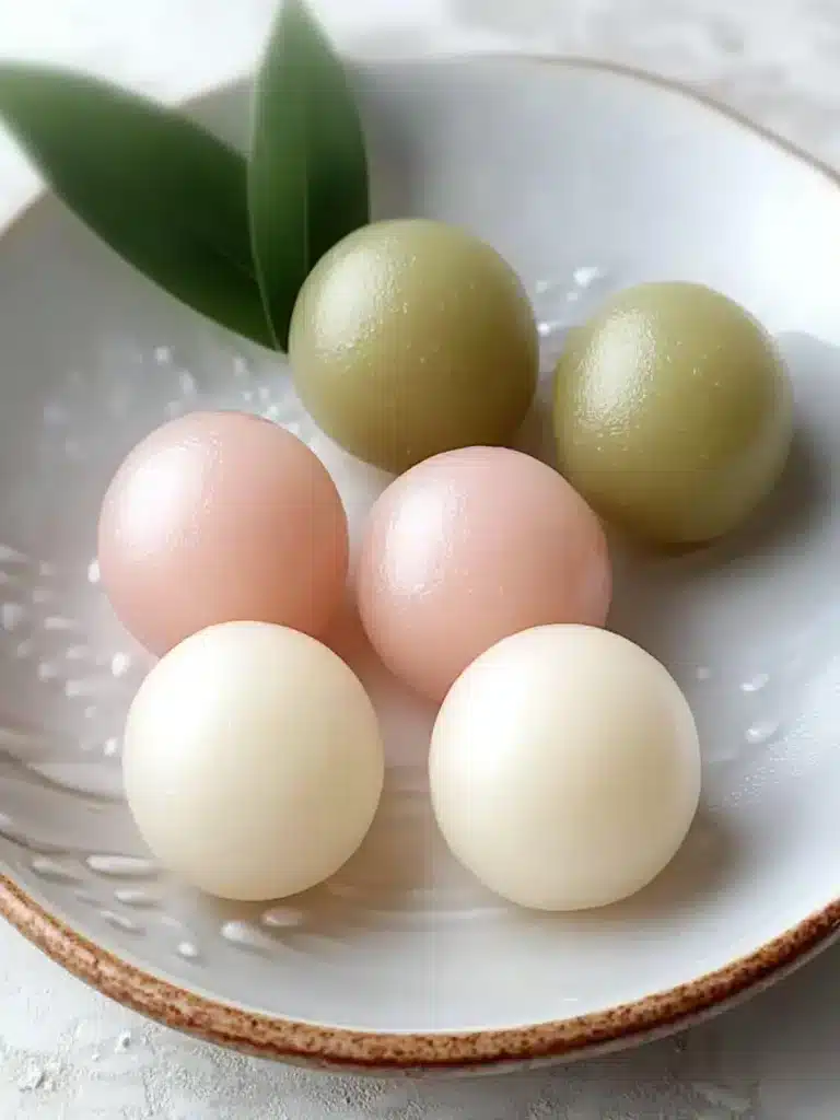 easy homemade dango - featured image