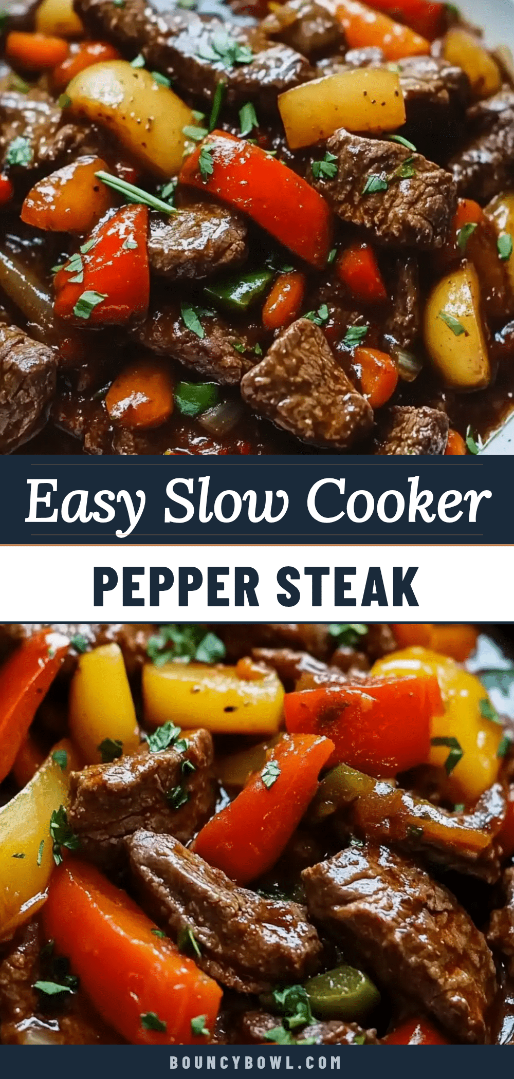 easy slow cooker pepper steak recipe