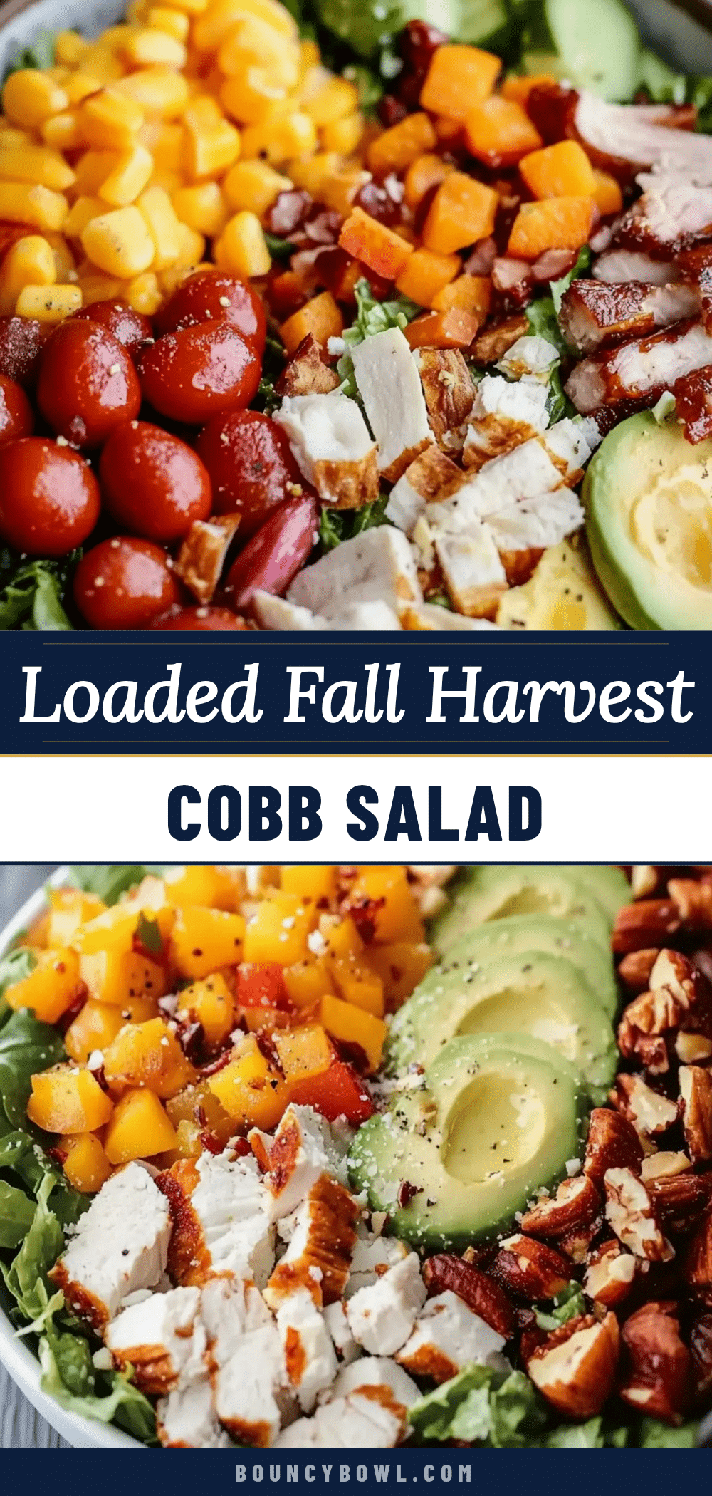 fall harvest cobb salad recipe