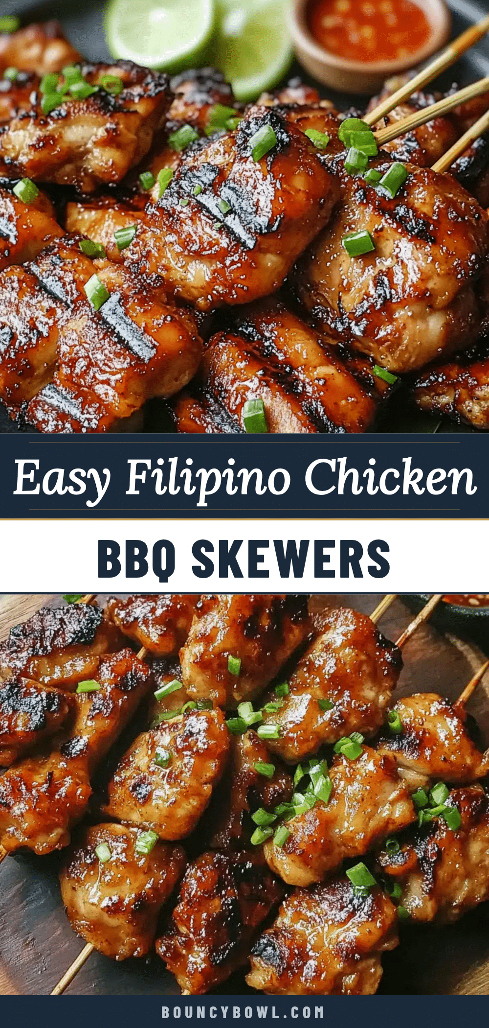 Filipino chicken BBQ skewers recipe