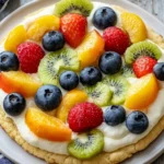 fruit pizza cookies - featured image