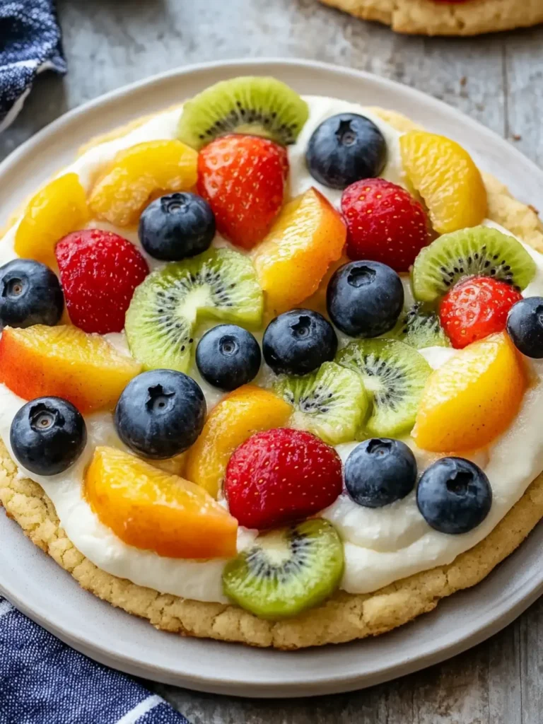 fruit pizza cookies - featured image