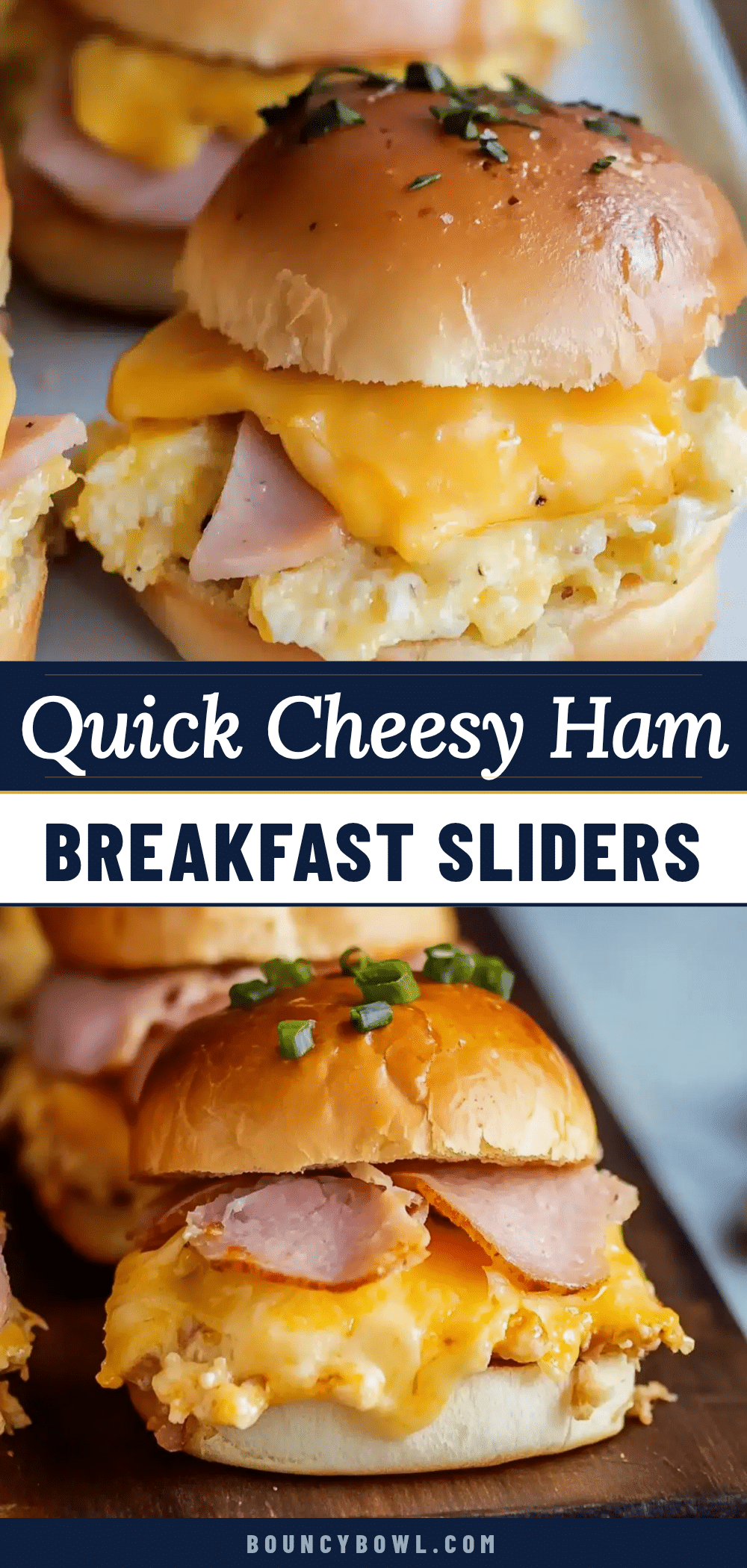 ham and cheese breakfast sliders recipe