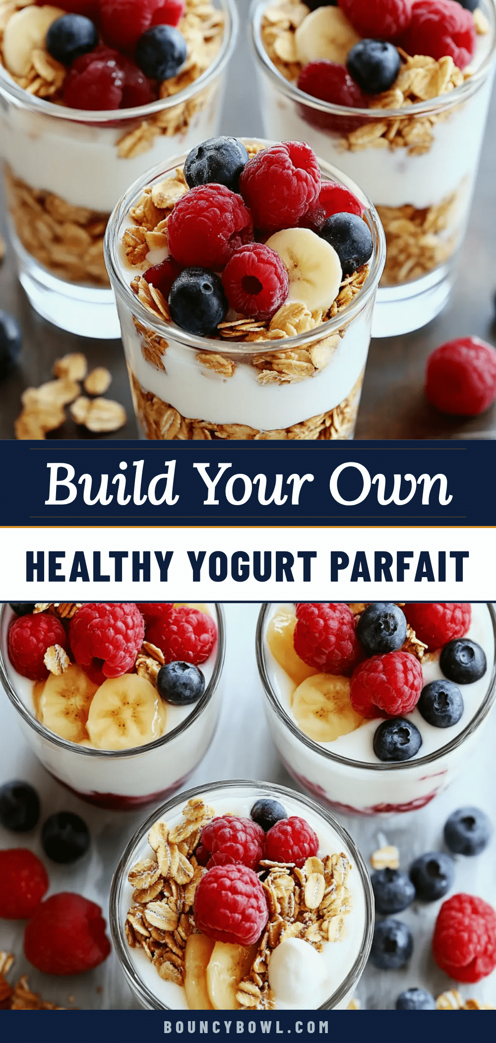healthy yogurt parfait station recipe