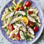 mackerel pasta salad - featured image