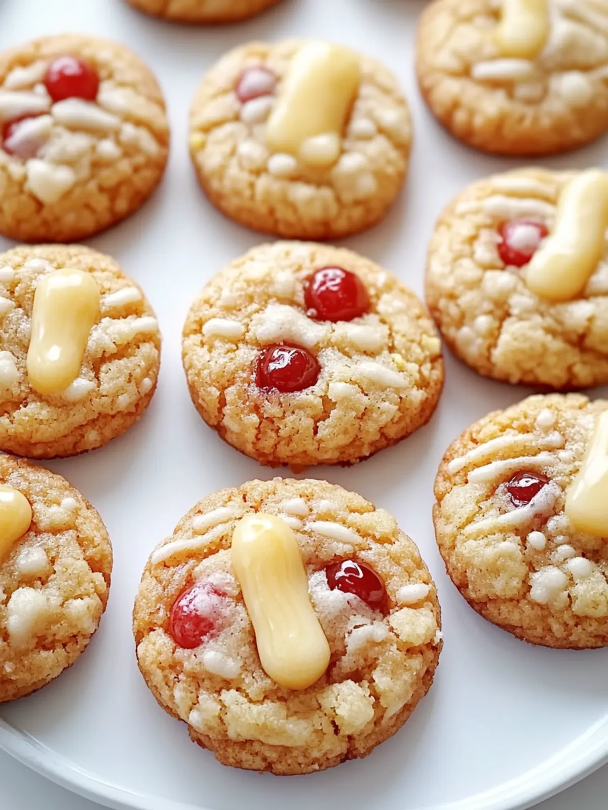 maraschino cherry cookies preparation steps