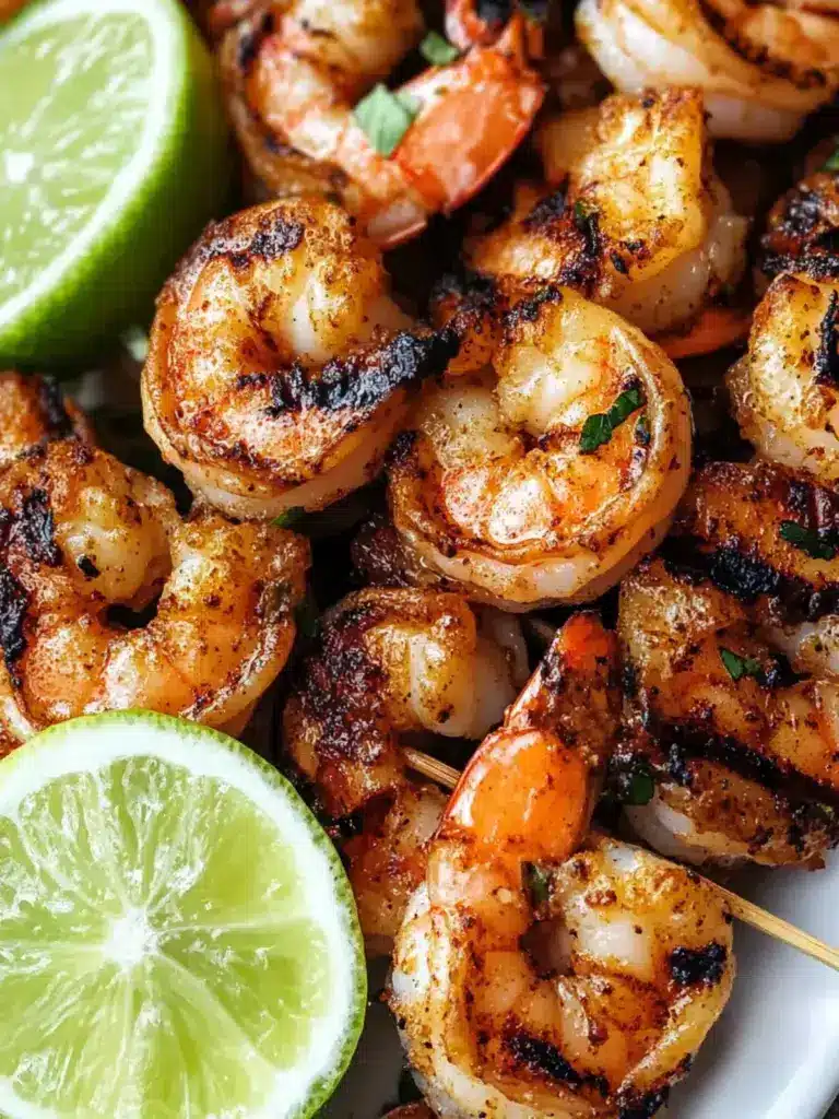margarita shrimp skewers - featured image