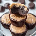 peanut butter brookie cups - featured image