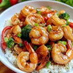 quick and easy teriyaki shrimp stir fry - featured image