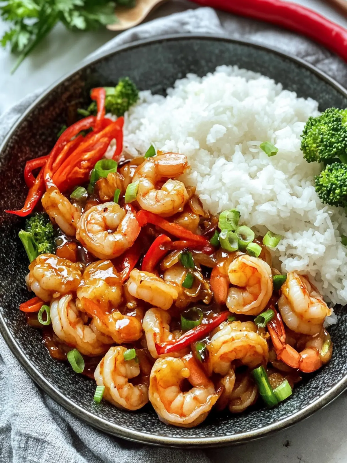 quick and easy teriyaki shrimp stir fry preparation steps